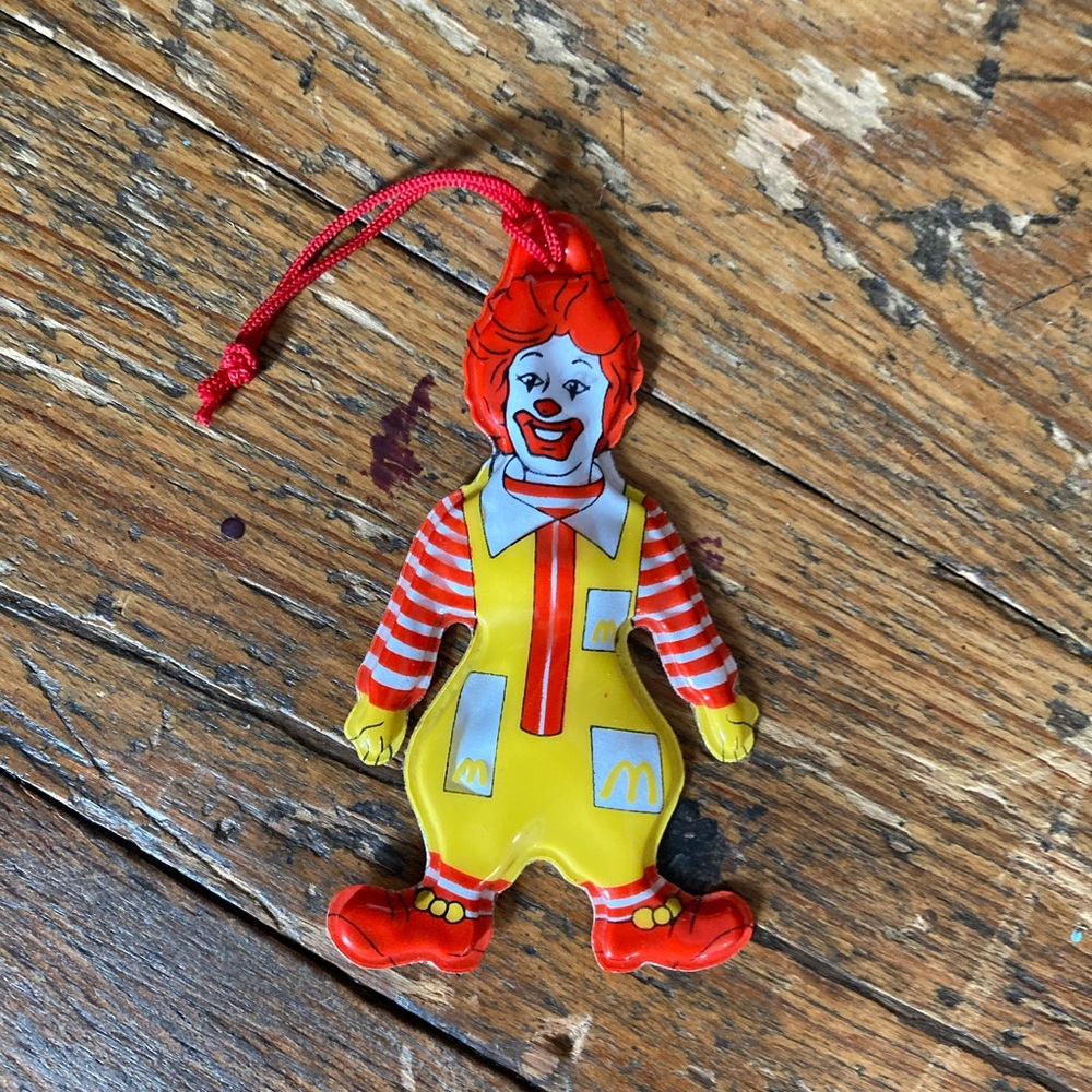 Vintage 1983 McDonald’s Ronald McDonald holiday ornament